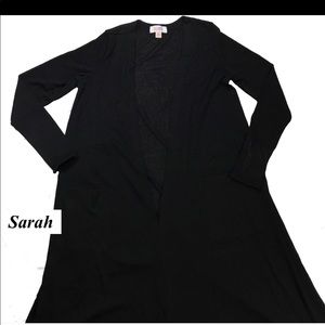 Lularoe Sarah small all black NWT